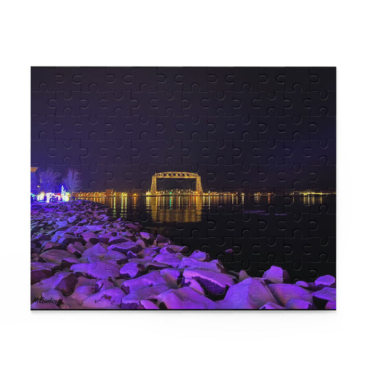 Puzzle - Duluth Harbor-Winter