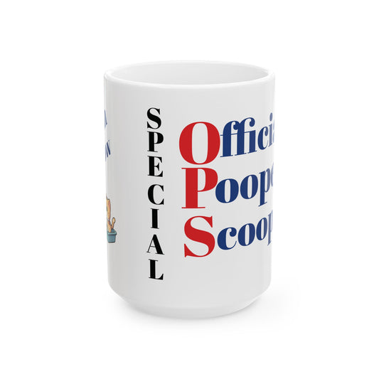 Special OPS Official Pooper Scooper - Funny Cat Cleaning Humor -